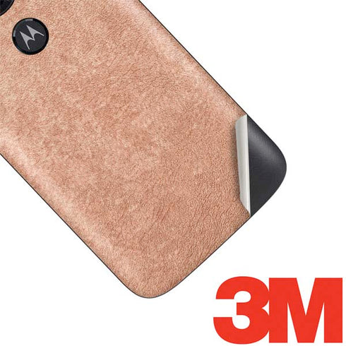 Black and Rose Gold Marble Split Moto E5 Play Skin