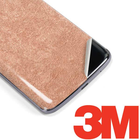 Black and Rose Gold Marble Split Moto E5 Plus Skin