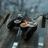 Black and Rose Gold Marble Split Nintendo GameCube Controller Skin