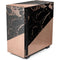 Black and Rose Gold Marble Split NZXT H510 Compact ATX Mid-Tower Case Skin