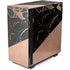 Black and Rose Gold Marble Split NZXT H510 Compact ATX Mid-Tower Case Skin