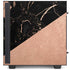 Black and Rose Gold Marble Split NZXT H510 Compact ATX Mid-Tower Case Skin
