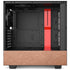 Black and Rose Gold Marble Split NZXT H510 Compact ATX Mid-Tower Case Skin