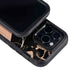 Black and Rose Gold Marble Split Otterbox Defender iPhone Skin