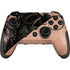 Black and Rose Gold Marble Split PlayStation Scuf Vantage 2 Controller Skin