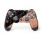 Black and Rose Gold Marble Split PS4 Controller Skin