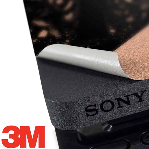 Black and Rose Gold Marble Split PS4 Pro Bundle Skin