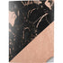 Black and Rose Gold Marble Split PS5 Digital Edition Console Skin
