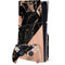 Black and Rose Gold Marble Split PS5 Slim Disk Bundle Skin