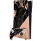 Black and Rose Gold Marble Split PS5 Slim Digital Edition Bundle Skin