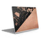 Black and Rose Gold Marble Split Surface Book 2 13.5in Skin