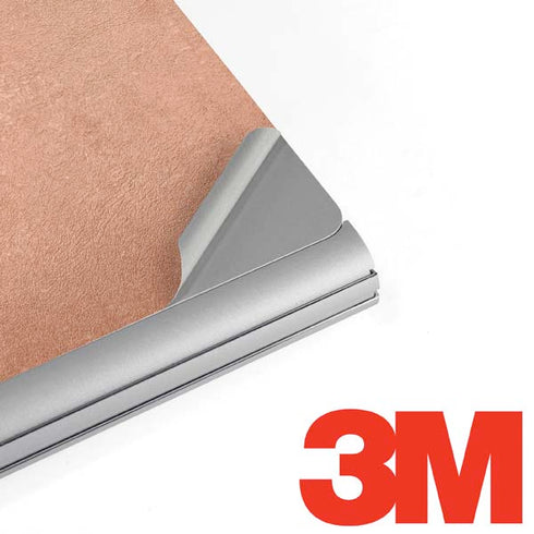 Black and Rose Gold Marble Split Surface Book 2 13.5in Skin