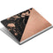 Black and Rose Gold Marble Split Surface Book Skin