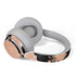 Black and Rose Gold Marble Split Surface Headphones Skin