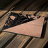 Black and Rose Gold Marble Split Surface Pro 7 Skin