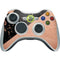 Black and Rose Gold Marble Split Xbox 360 Wireless Controller Skin