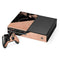 Black and Rose Gold Marble Split Xbox One Console and Controller Bundle Skin