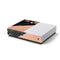 Black and Rose Gold Marble Split Xbox One S Console Skin