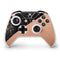 Black and Rose Gold Marble Split Xbox One S Controller Skin