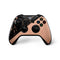 Black and Rose Gold Marble Split Xbox One X Controller Skin