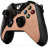 Black and Rose Gold Marble Split Xbox One X Controller Skin
