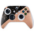 Black and Rose Gold Marble Split Xbox Series S Controller Skin