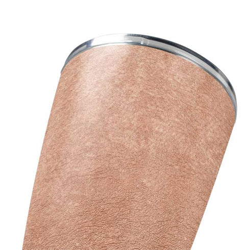 Black and Rose Gold Marble Split Yeti 20oz Tumbler Skin
