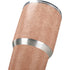 Black and Rose Gold Marble Split Yeti 30oz Rambler Tumbler Skin