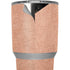 Black and Rose Gold Marble Split Yeti 30oz Rambler Tumbler Skin