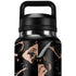 Black and Rose Gold Marble Split YETI Rambler 36oz Bottle Skin