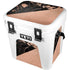 Black and Rose Gold Marble Split YETI Roadie 24 Hard Cooler Skin