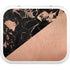 Black and Rose Gold Marble Split YETI Roadie 24 Hard Cooler Skin