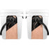 Black and Rose Gold Marble Split YETI Roadie 24 Hard Cooler Skin