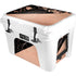 Black and Rose Gold Marble Split YETI Tundra 35 Hard Cooler Skin