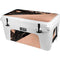 Black and Rose Gold Marble Split YETI Tundra 65 Hard Cooler Skin