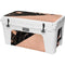 Black and Rose Gold Marble Split YETI Tundra 75 Hard Cooler Skin