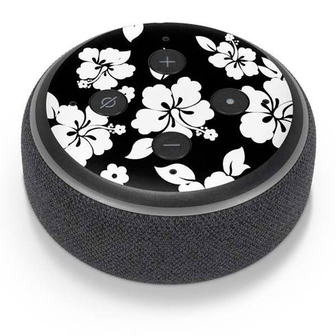Black and White Amazon Echo Dot Skin