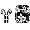 Black and White Apple AirPods Skin