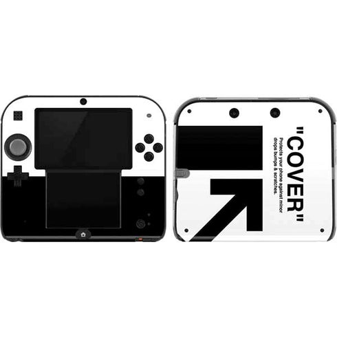Black and White Arrows Nintendo 2DS Skin