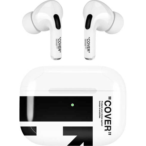 Black and White Arrows AirPods Pro 2nd Gen Skin