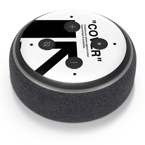 Black and White Arrows Amazon Echo Dot Skin