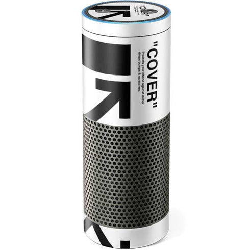 Black and White Arrows Amazon Echo Skin