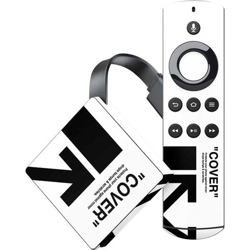 Black and White Arrows Amazon Fire TV Skin