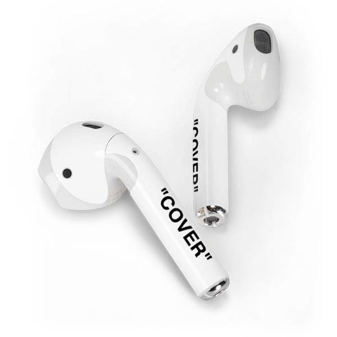 Black and White Arrows Apple AirPods 2 Skin