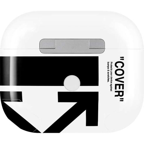 Black and White Arrows Apple AirPods (3rd Gen 2021) Skin