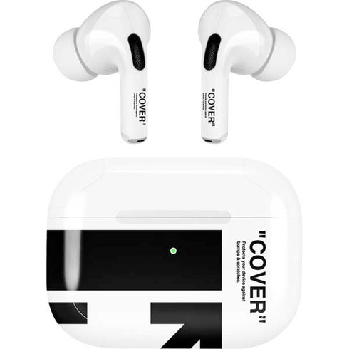 Black and White Arrows Apple AirPods Pro Skin