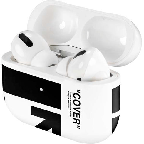Black and White Arrows Apple AirPods Pro Skin