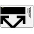 Black and White Arrows HP Chromebook Skin