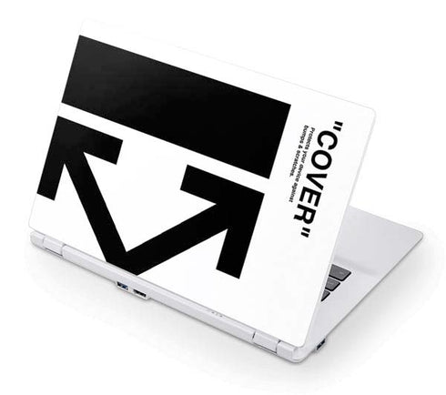 Black and White Arrows Acer Chromebook Skin