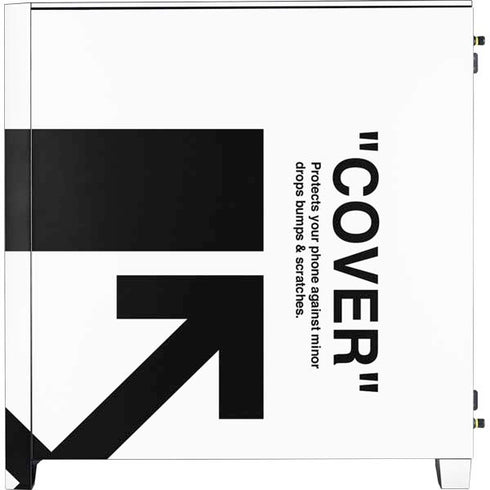 Black and White Arrows Corsair 4000D Tempered Glass Mid-Tower ATX Case Skin